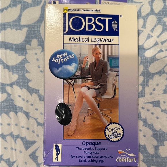 Jobst Opaque Therapeutic Support Pantyhose - Black - Picture 1 of 1